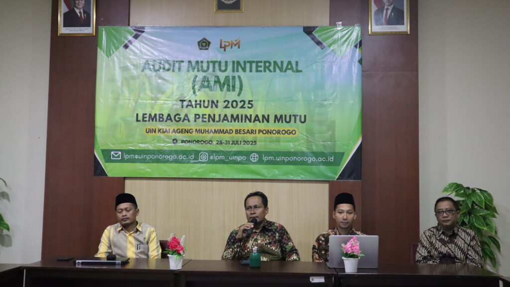 Sambutan Dekan FEBI - LPM UIN Ponorogo Audit Mutu Internal di FEBI