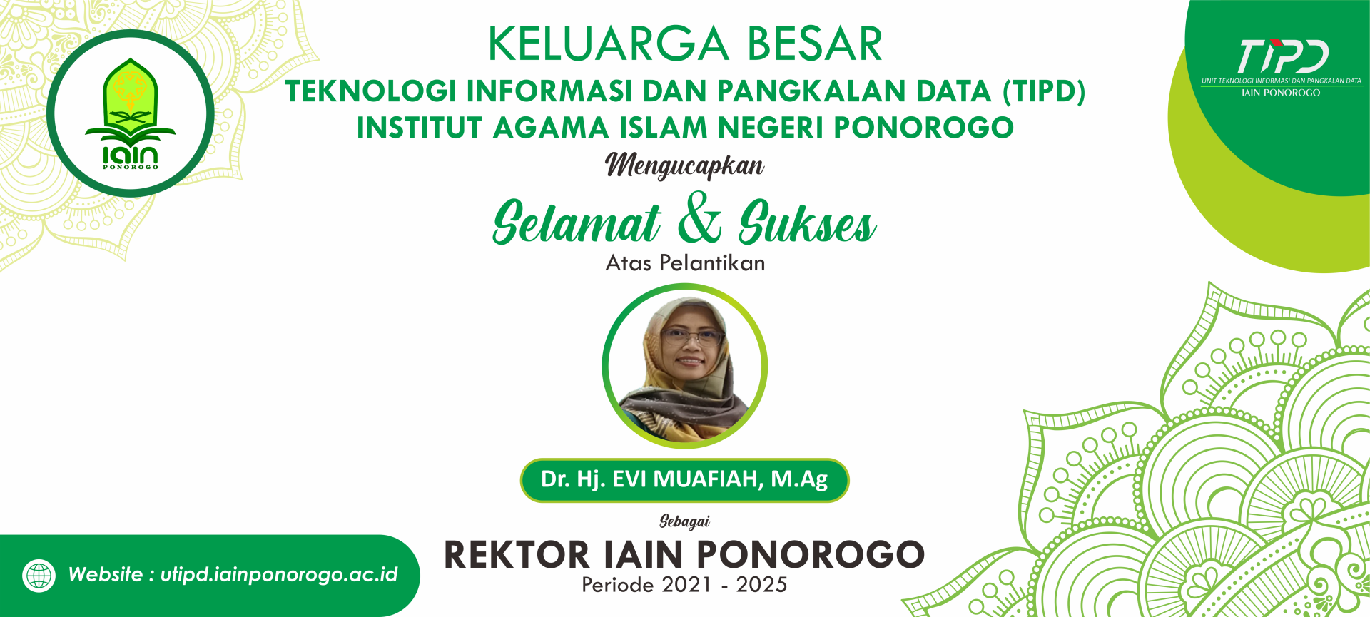 Read more about the article Rektor IAIN Ponorogo (2021 – 2025)